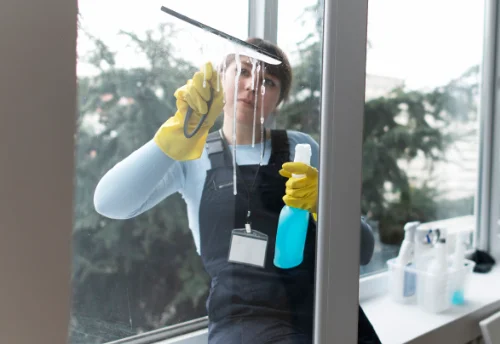 Nettoyage de vitres intérieures et extérieures à Saint-Pierre-les-Bois
